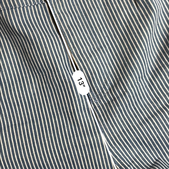 Superdown striped blue white mom shorts - Picture 3 of 4